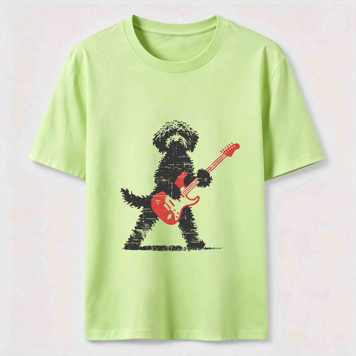 Rocking Guitar Puppy Classic T-Shirt
