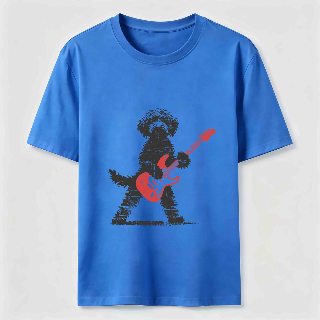 Rocking Guitar Puppy Classic T-Shirt