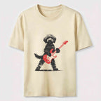 Rocking Guitar Puppy Classic T-Shirt