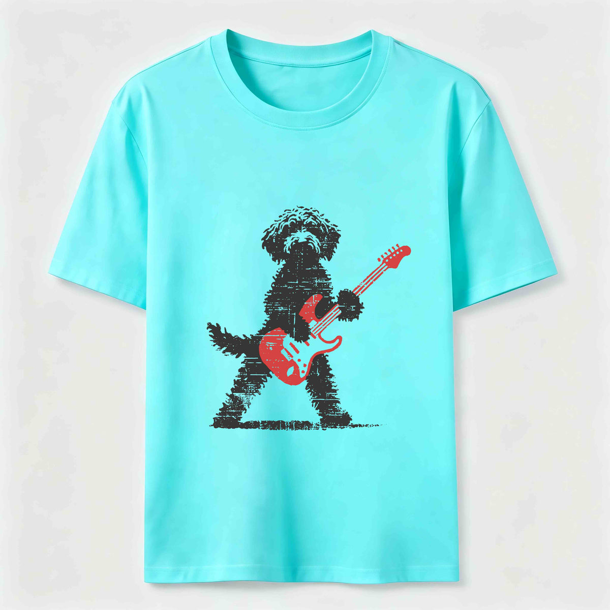 Rocking Guitar Puppy Classic T-Shirt