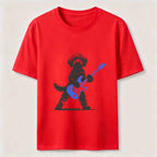 Rocking Guitar Puppy Classic T-Shirt