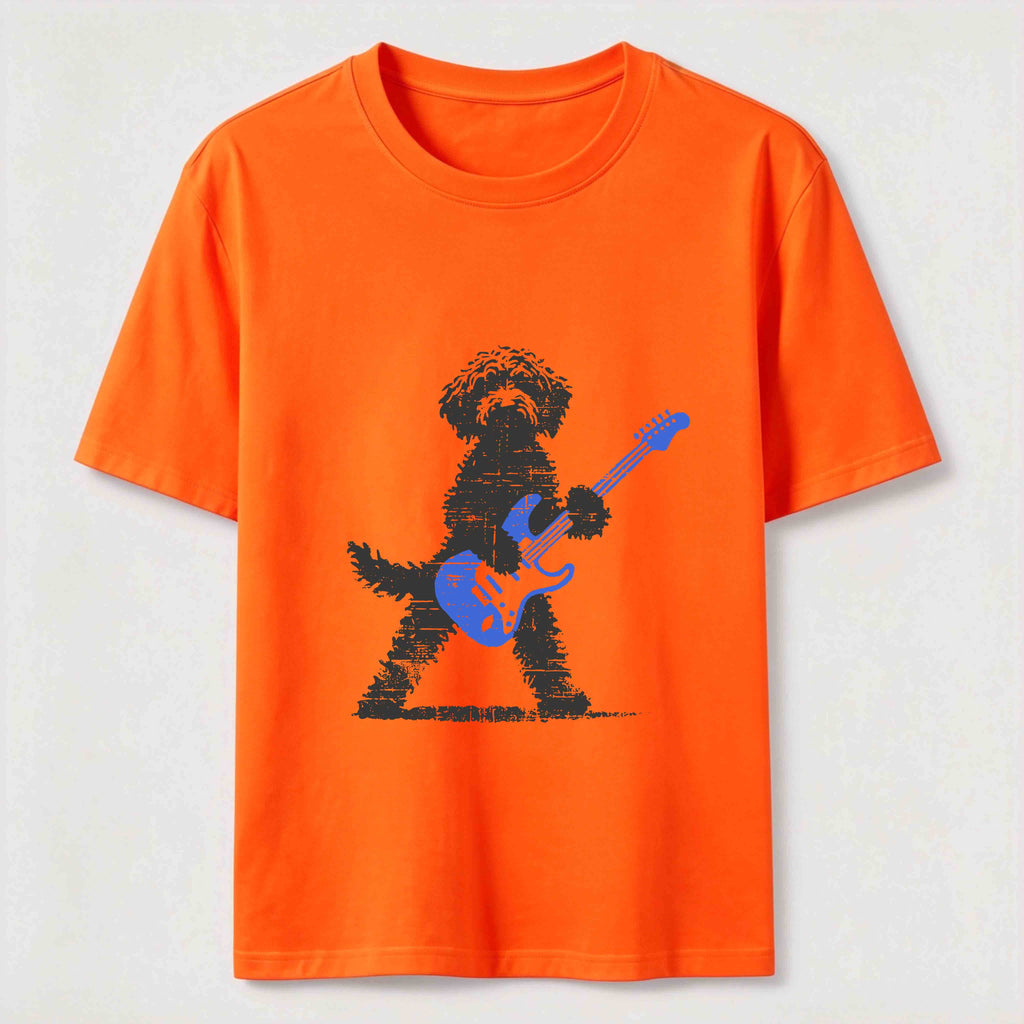Rocking Guitar Puppy Classic T-Shirt
