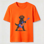 Rocking Guitar Puppy Classic T-Shirt