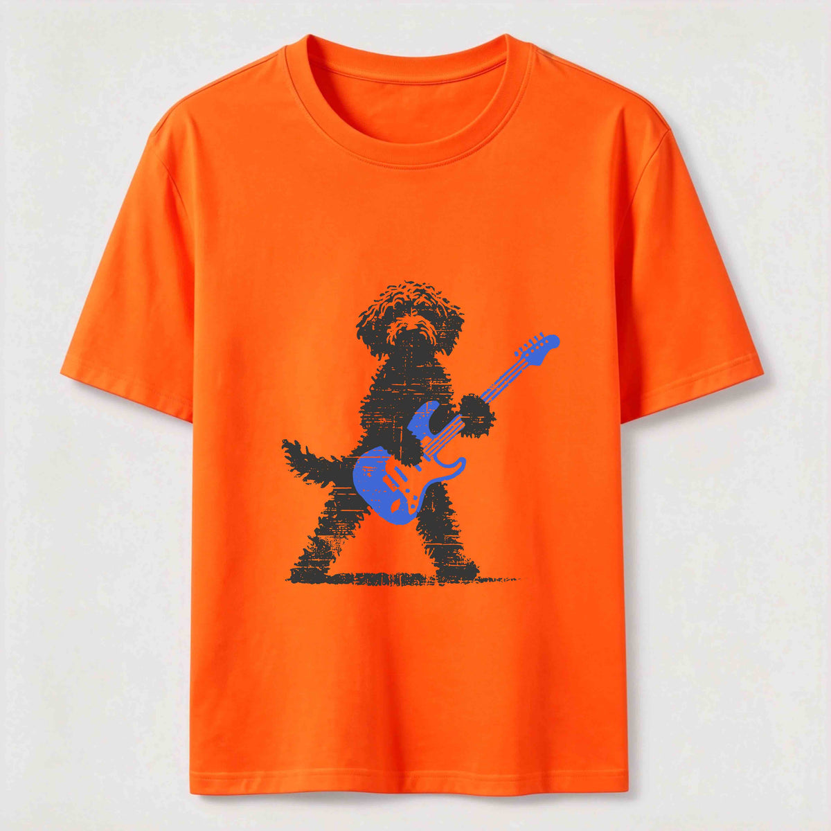 Rocking Guitar Puppy Classic T-Shirt