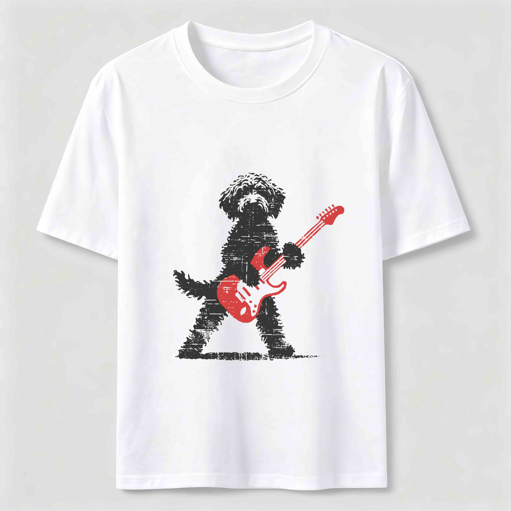 Rocking Guitar Puppy Classic T-Shirt