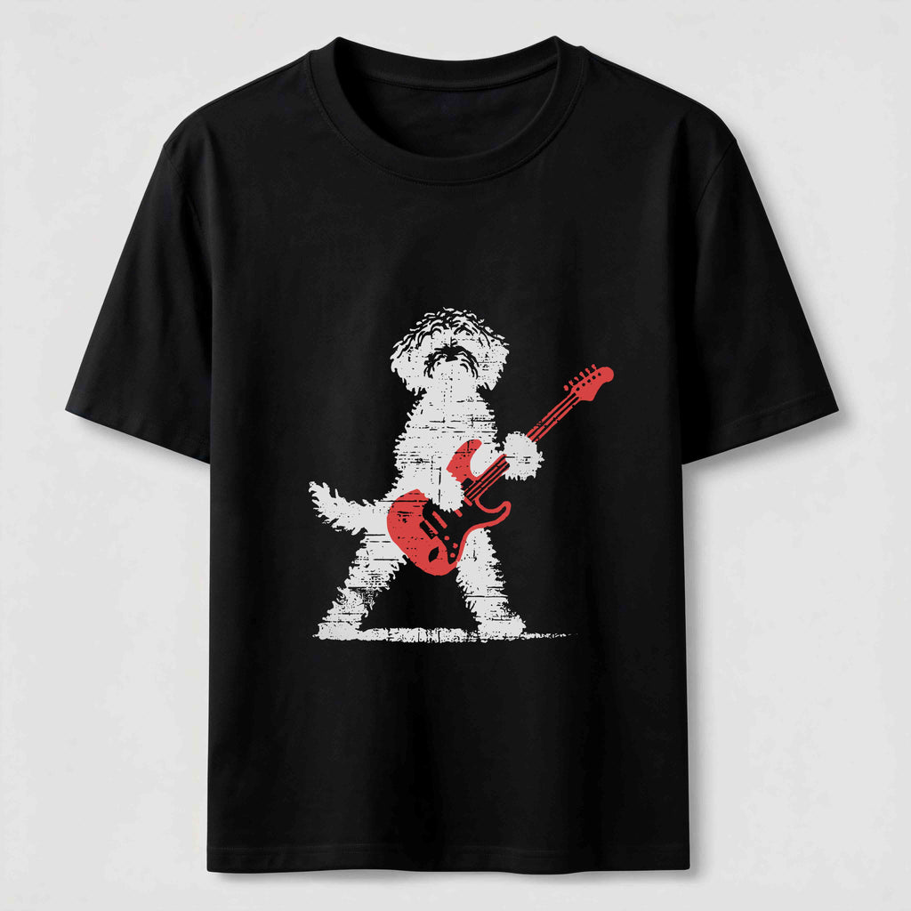 Rocking Guitar Puppy Classic T-Shirt