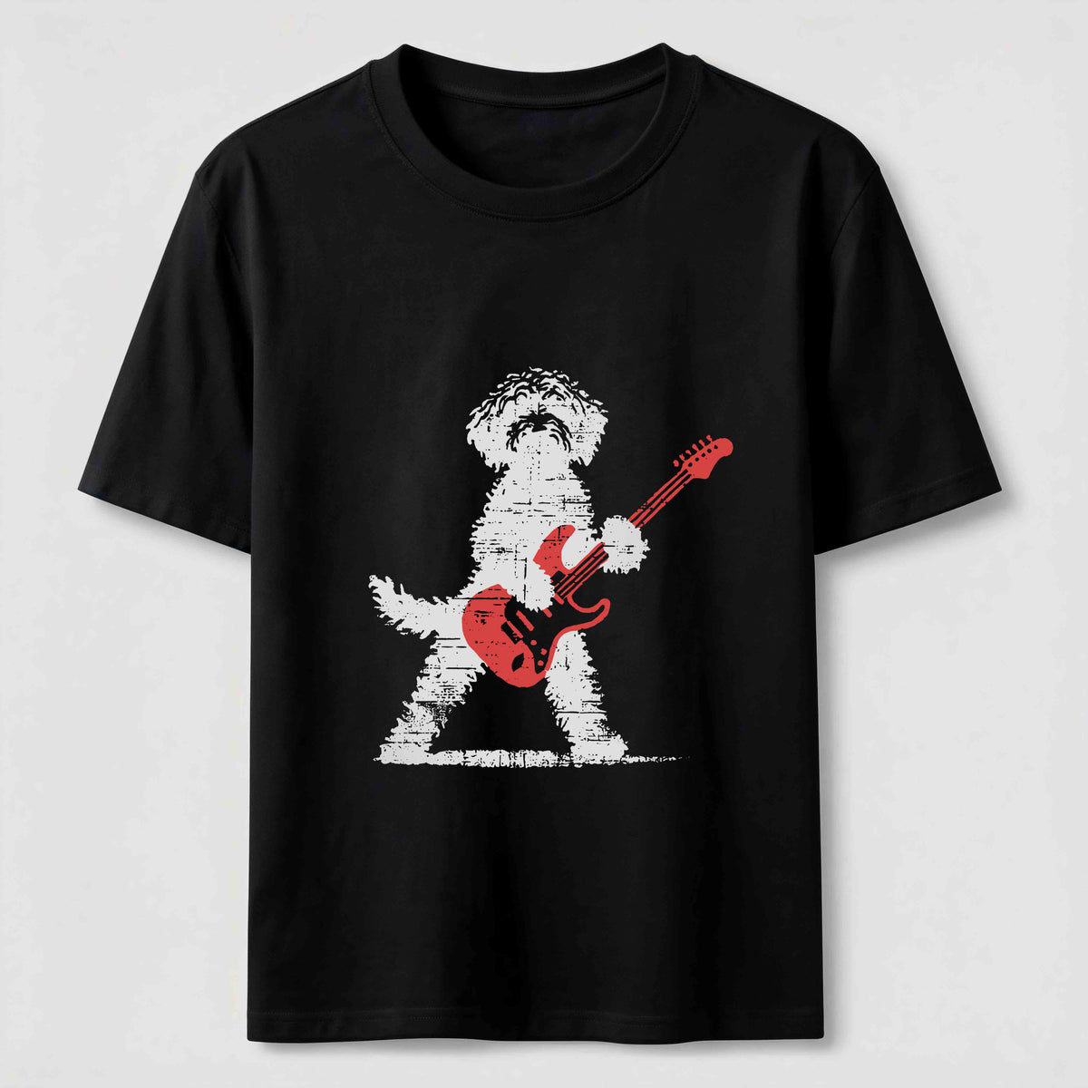 Rocking Guitar Puppy Classic T-Shirt
