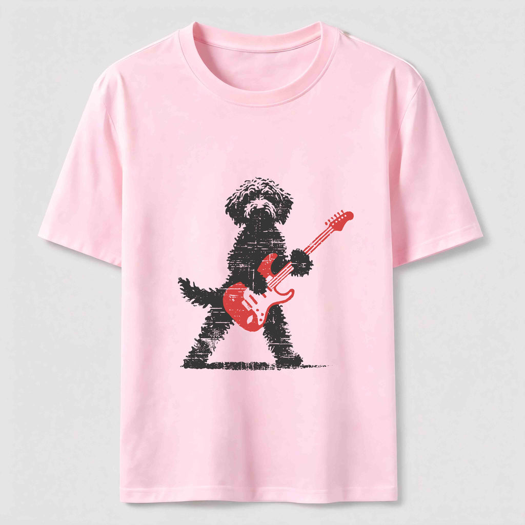 Rocking Guitar Puppy Classic T-Shirt