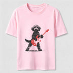 Rocking Guitar Puppy Classic T-Shirt
