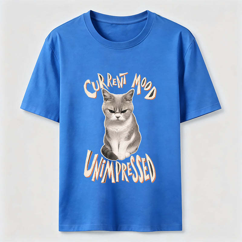 Current Mood Unimpressed Cat Classic T-Shirt