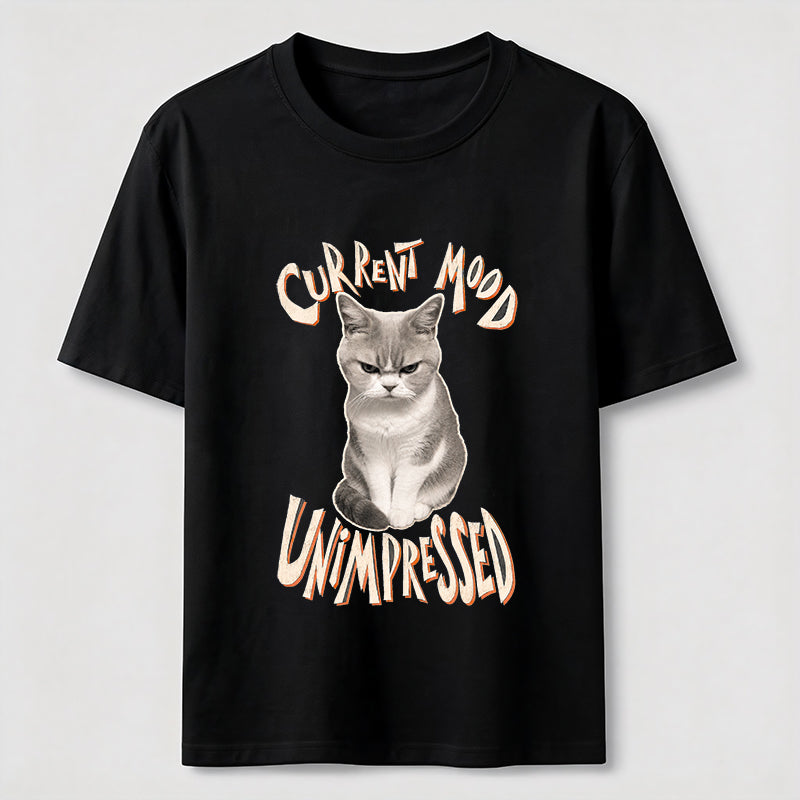 Current Mood Unimpressed Cat Classic T-Shirt