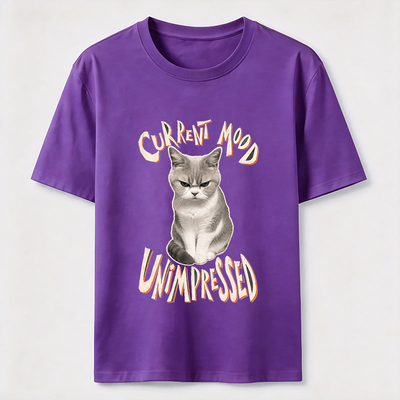 Current Mood Unimpressed Cat Classic T-Shirt