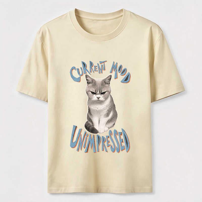 Current Mood Unimpressed Cat Classic T-Shirt