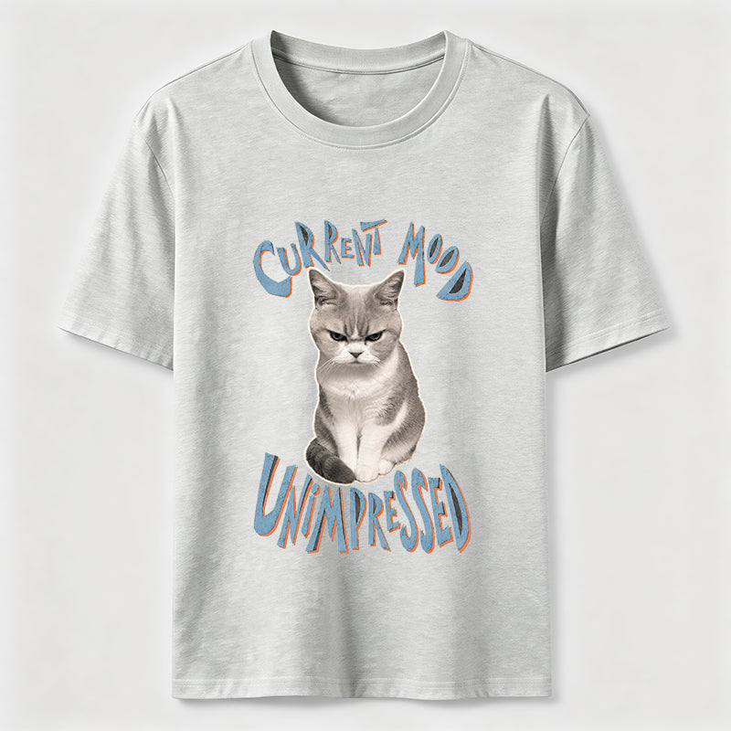 Current Mood Unimpressed Cat Classic T-Shirt