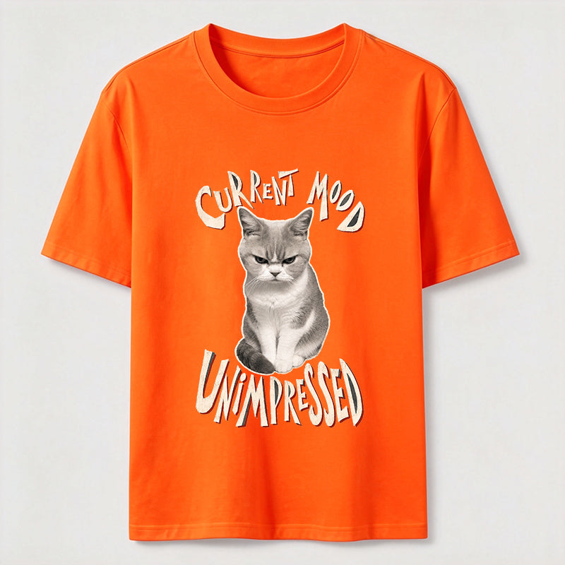 Current Mood Unimpressed Cat Classic T-Shirt