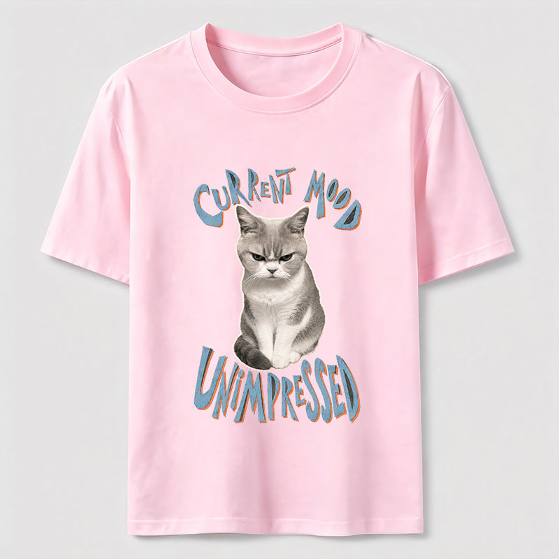 Current Mood Unimpressed Cat Classic T-Shirt