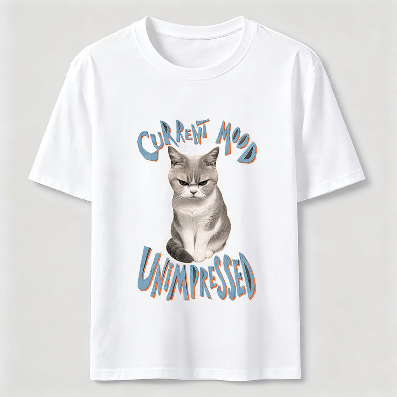 Current Mood Unimpressed Cat Classic T-Shirt