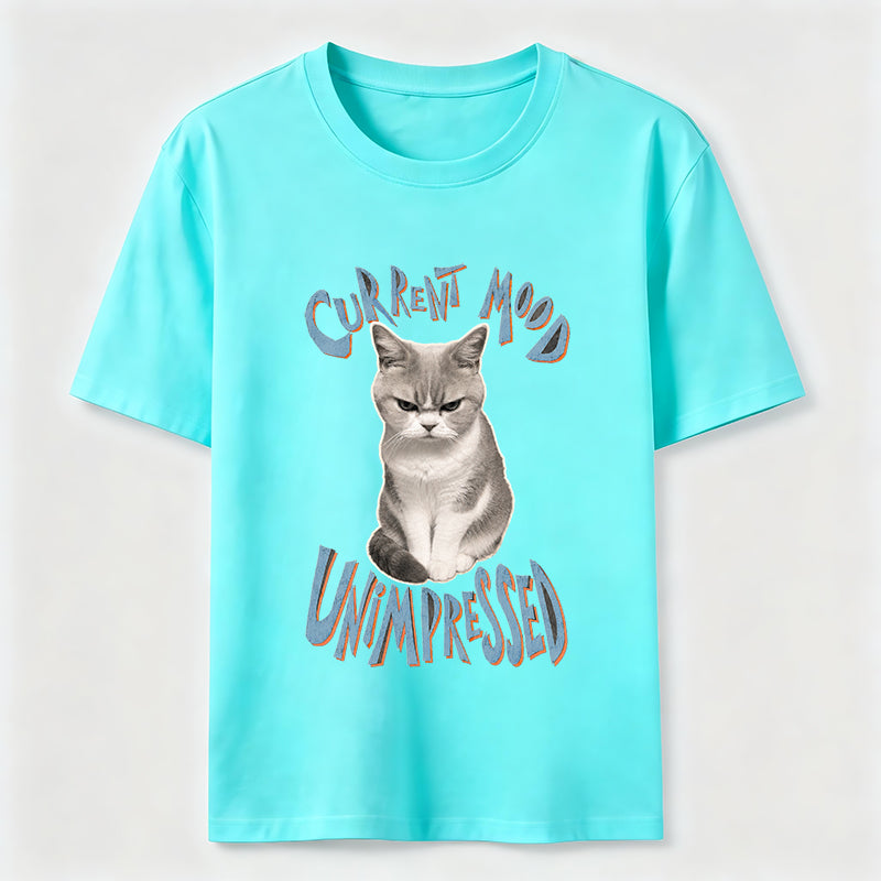 Current Mood Unimpressed Cat Classic T-Shirt