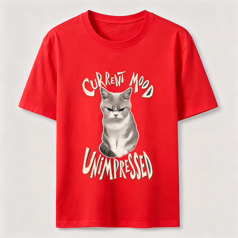 Current Mood Unimpressed Cat Classic T-Shirt