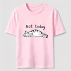 Not Today Lazy Cat Classic T-Shirt