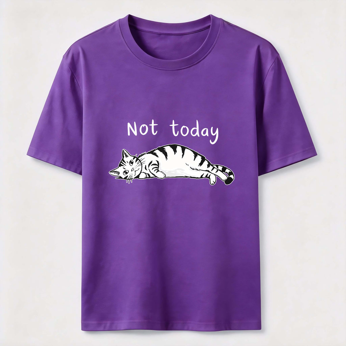 Not Today Lazy Cat Classic T-Shirt