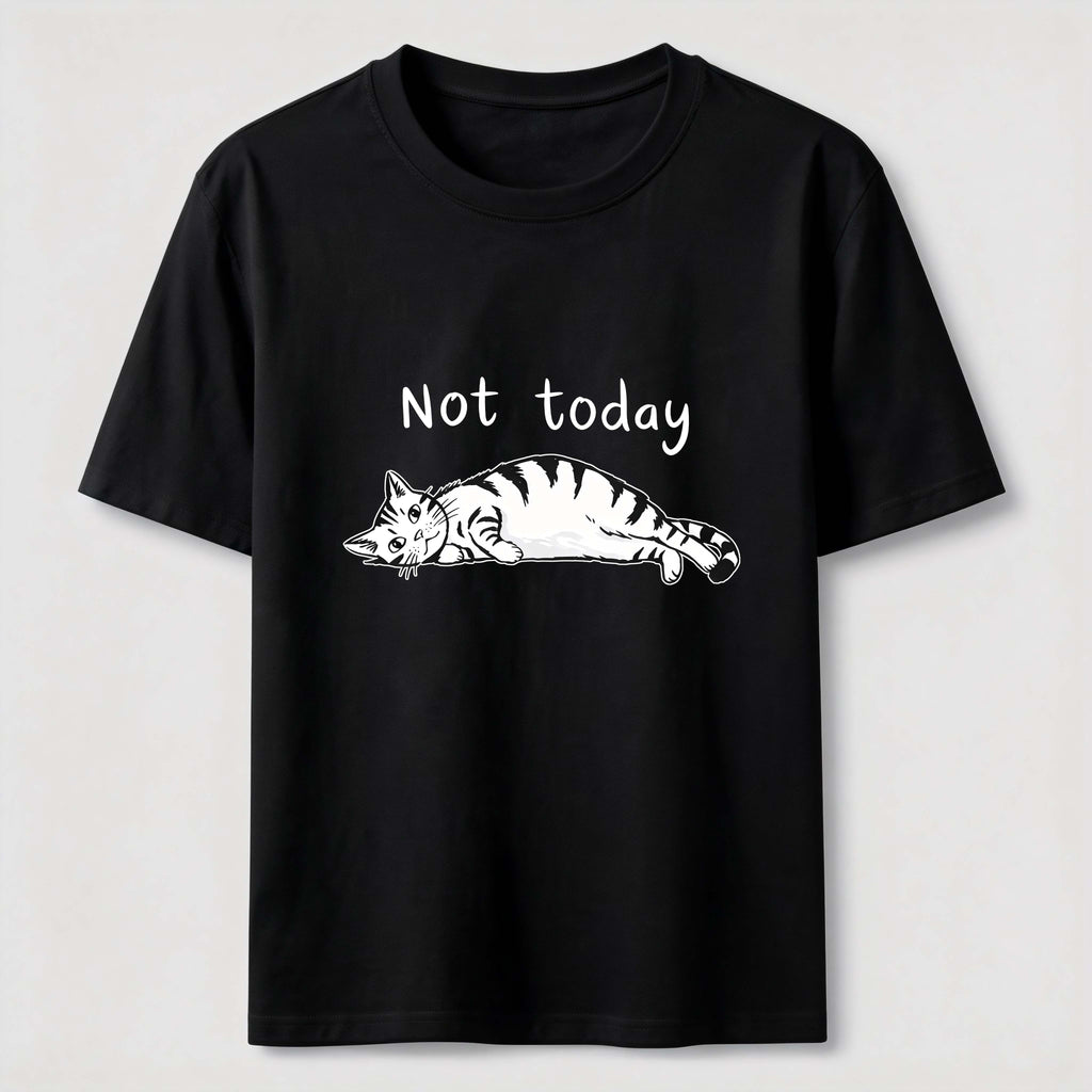 Not Today Lazy Cat Classic T-Shirt