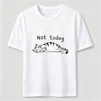 Not Today Lazy Cat Classic T-Shirt