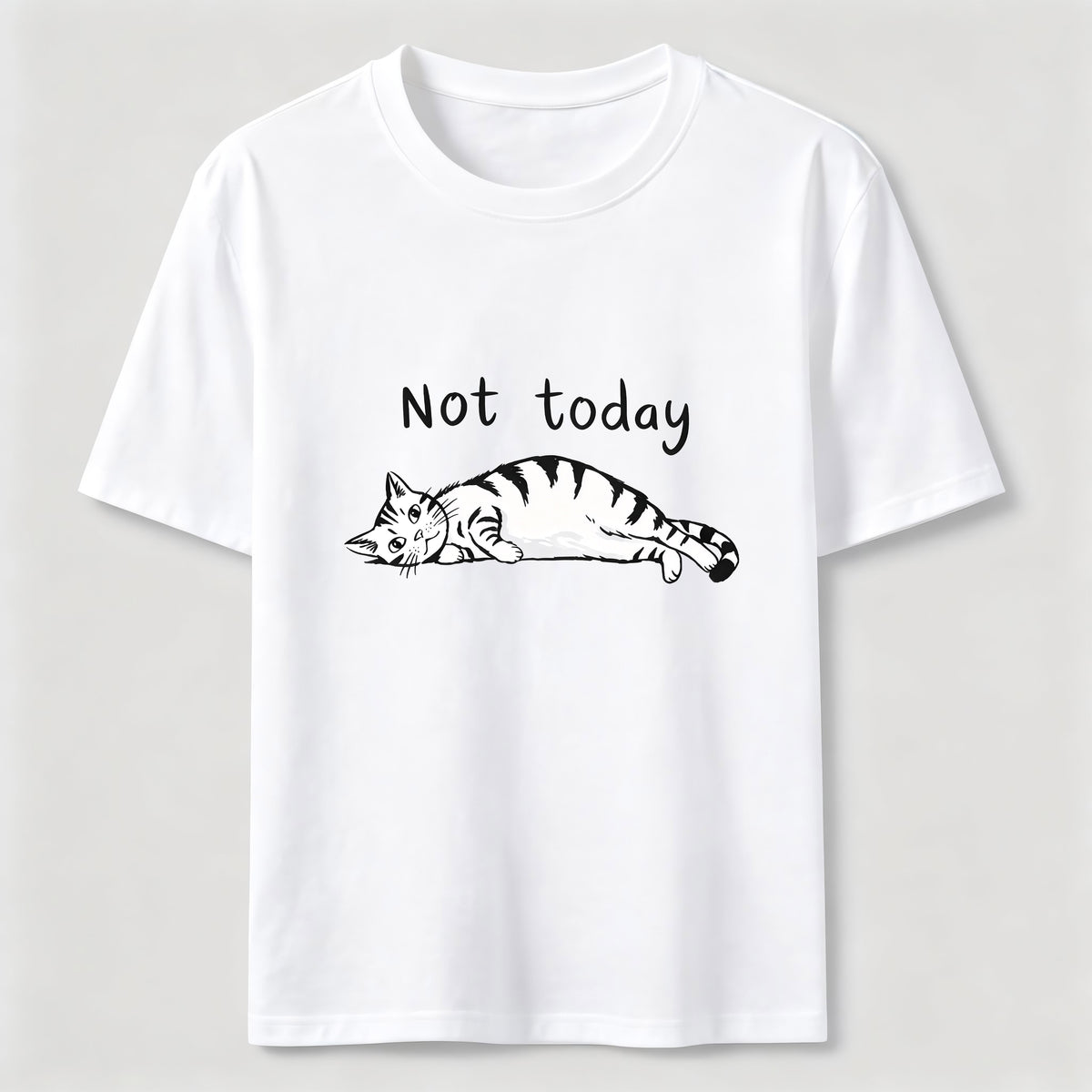 Not Today Lazy Cat Classic T-Shirt