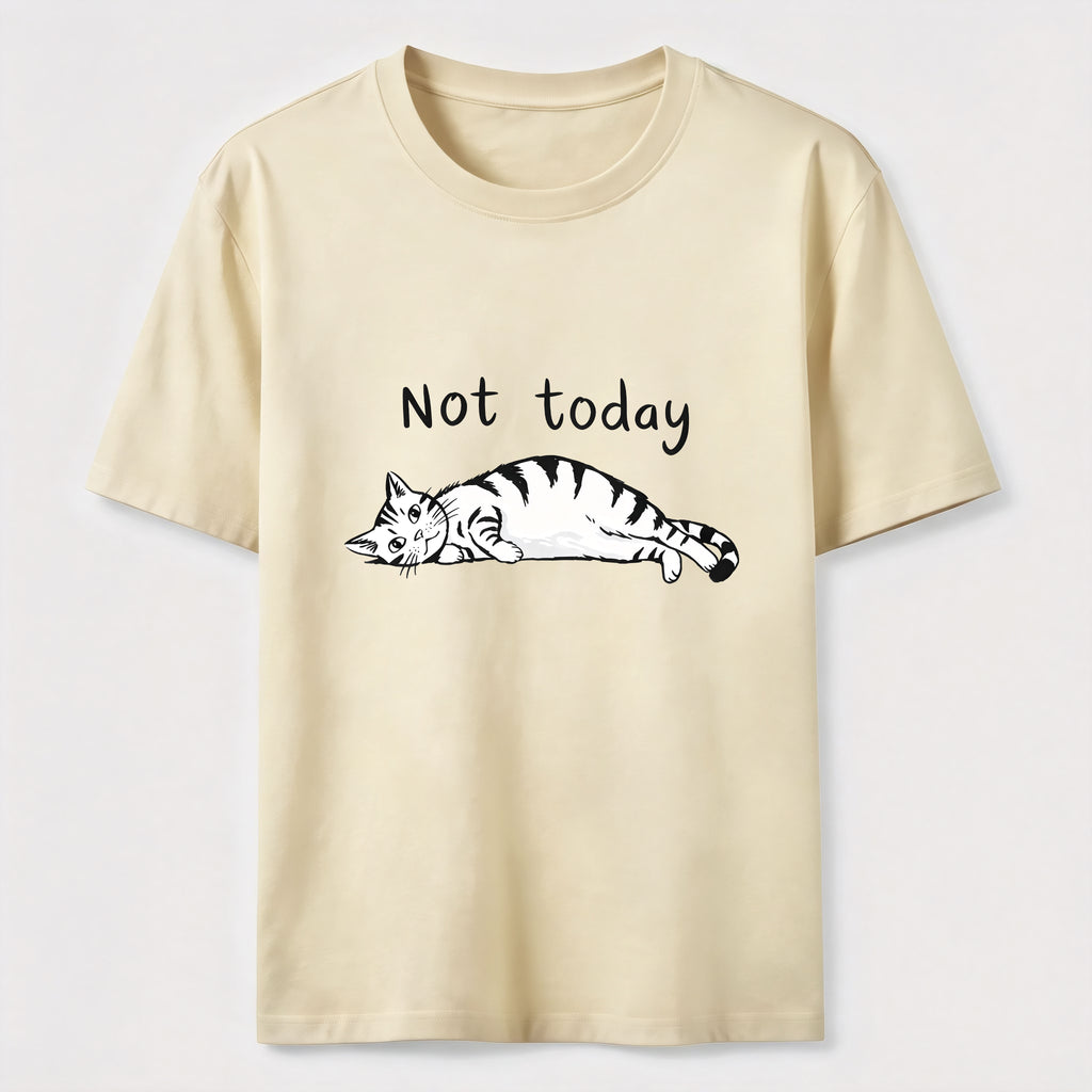 Not Today Lazy Cat Classic T-Shirt