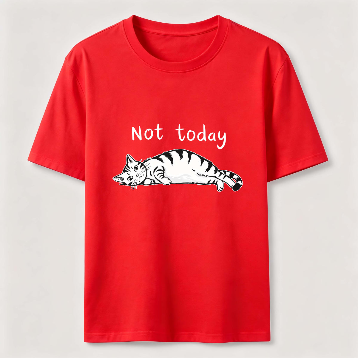 Not Today Lazy Cat Classic T-Shirt