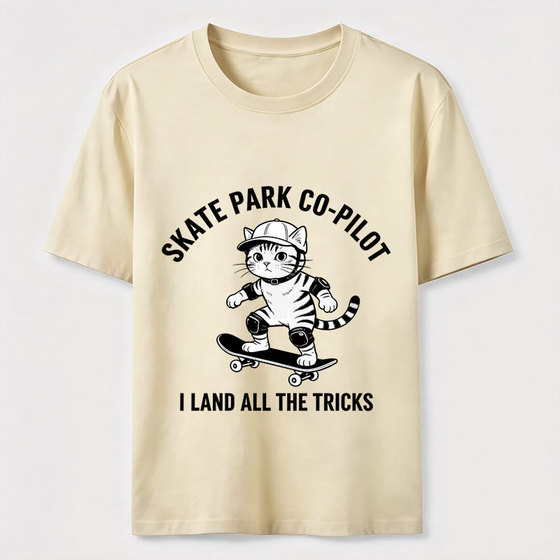 Skate Park Co Pilot Cat Classic T-Shirt