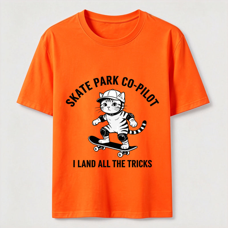 Skate Park Co Pilot Cat Classic T-Shirt