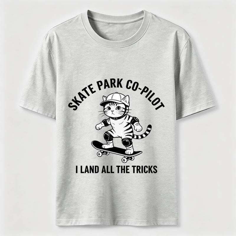 Skate Park Co Pilot Cat Classic T-Shirt
