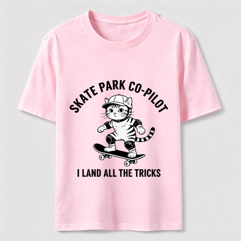 Skate Park Co Pilot Cat Classic T-Shirt
