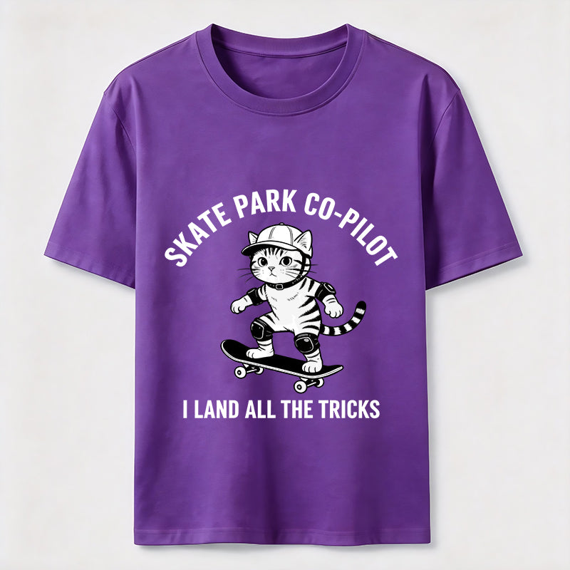 Skate Park Co Pilot Cat Classic T-Shirt