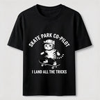 Skate Park Co Pilot Cat Classic T-Shirt