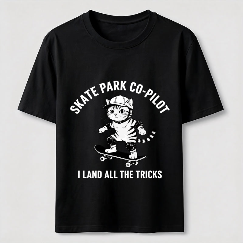 Skate Park Co Pilot Cat Classic T-Shirt