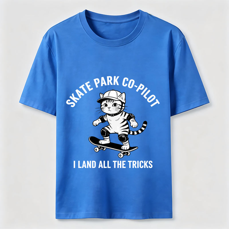 Skate Park Co Pilot Cat Classic T-Shirt