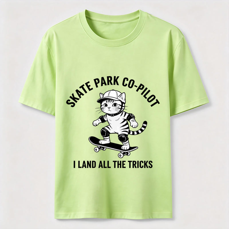 Skate Park Co Pilot Cat Classic T-Shirt