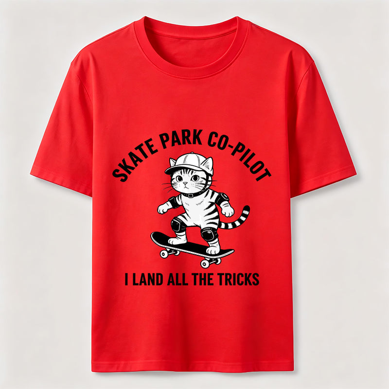 Skate Park Co Pilot Cat Classic T-Shirt