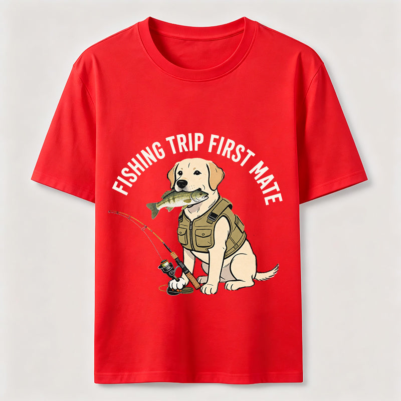 Fishing Trip First Mate Labrador Classic T-Shirt