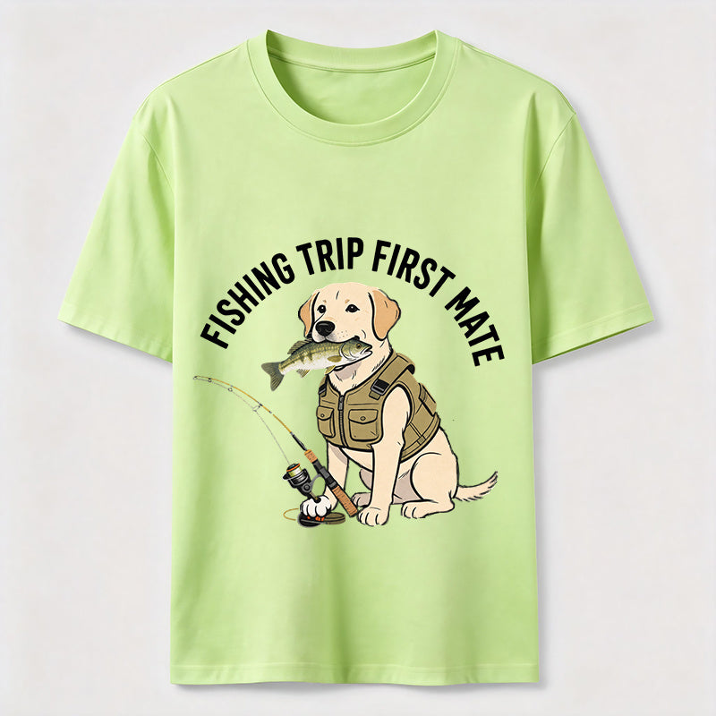 Fishing Trip First Mate Labrador Classic T-Shirt