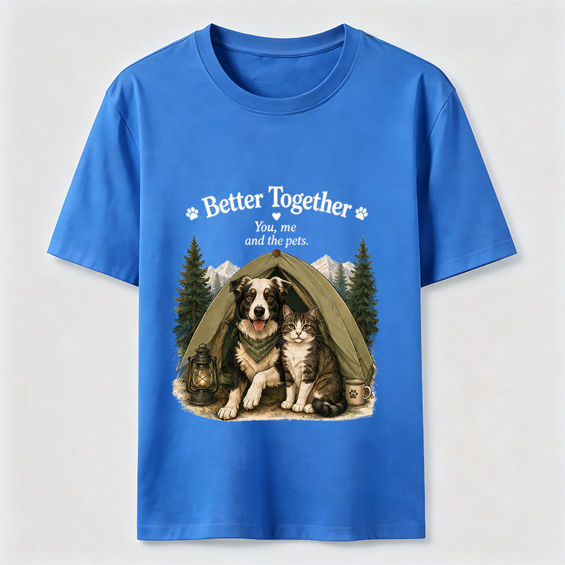 Better Together Dog & Cat Camping Classic T-Shirt