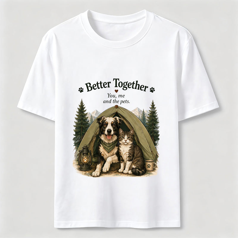 Better Together Dog & Cat Camping Classic T-Shirt