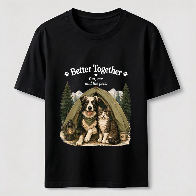 Better Together Dog & Cat Camping Classic T-Shirt