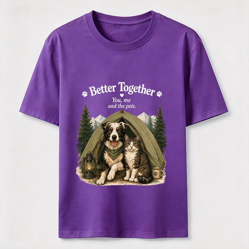 Better Together Dog & Cat Camping Classic T-Shirt