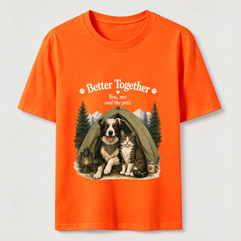 Better Together Dog & Cat Camping Classic T-Shirt