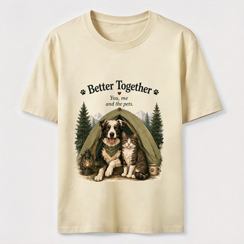 Better Together Dog & Cat Camping Classic T-Shirt