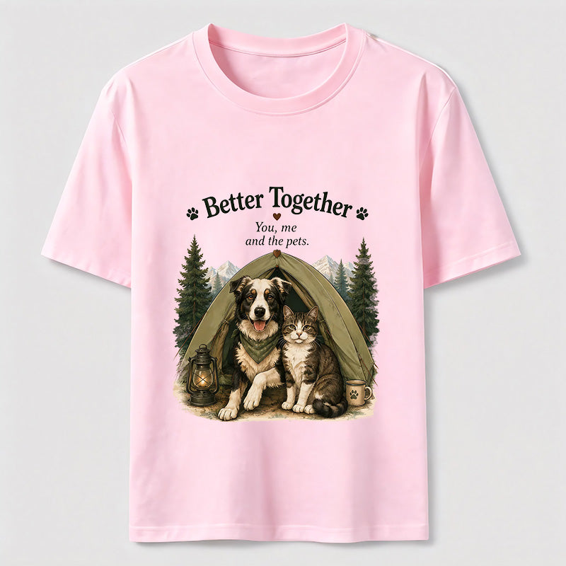 Better Together Dog & Cat Camping Classic T-Shirt