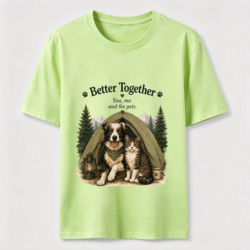 Better Together Dog & Cat Camping Classic T-Shirt